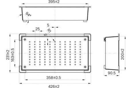 Купить Коландер IDDIS Kitchen Line нержавеющая сталь  сатин 426x231 KOL23S0i59 фото №3