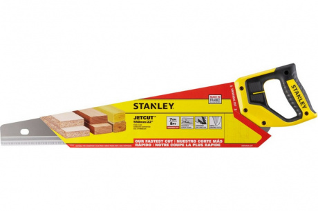 Купить Ножовка STANLEY JET- CUT по дереву с закаленным зубом 7х550мм     2-15-289 фото №1