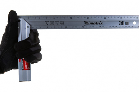 Купить Угольник 350мм алюминиевый литой  MATRIX фото №7