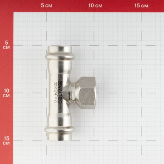 Купить Тройник VALTEC  VTi.932.I.220522  22 мм х 3/4 ВР г  х 22 мм нержавеющая сталь фото №4