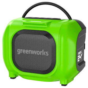 Купить Беспроводная колонка GREENWORKS GPT-MNBS 24 V без акк и з/у   3503107 фото №1