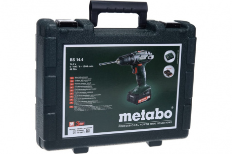 Купить Дрель аккумуляторная Metabo BS 14.4 Li-ion   602206550 фото №3