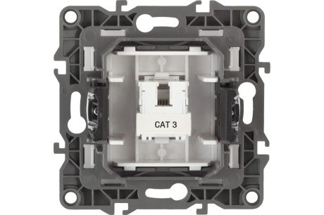 Купить Розетка телефонная RJ11  IP20  Эра12 белый  ЭРА фото №2